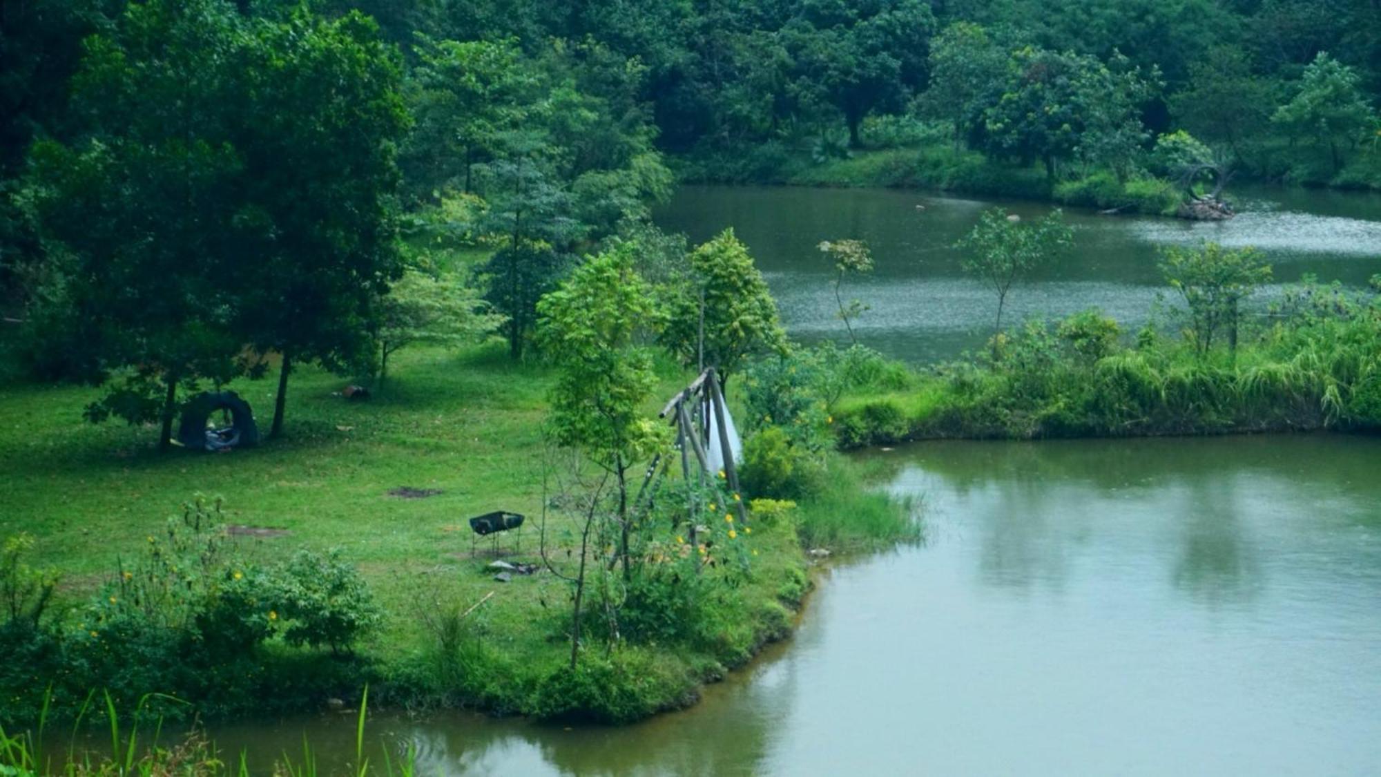 Chu Thien Homestay And Camping Hanoi Exterior foto